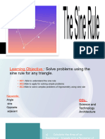 Lesson 3 The Sine Rule
