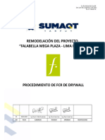 05 - Procedimiento de FCR de Drywall