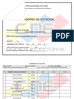 Cuaderno de Votacion