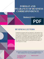 Business Letter Writing