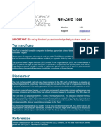 Net Zero Tool