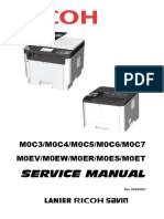 Service Manual: M0C3/M0C4/M0C5/M0C6/M0C7 M0EV/M0EW/M0ER/M0ES/M0ET