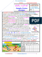 Série 1-1 TC Exemples D'actions mécaniques-exercices-FR