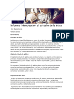 Informe Etica Profesional