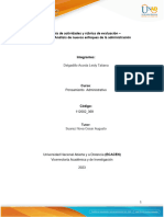 Unidad 3 - Tarea 3 Análisis de Nuevos Enfoques de La Administración - (Leidy Delgadillo)