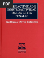 Retroactividad e Irretroactividad de Las Leyes Penales