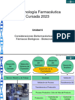 Unidad 6 - Consideraciones Biofarmacéuticas 2023 Parte A