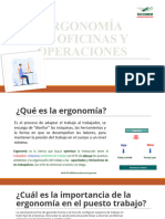 Ergonomía en Oficinas y Operaciones