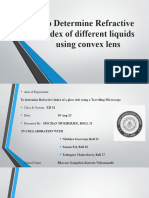 1 Refractive Index Glass Slab