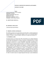 Informe Psicológico Coeficiente Emocional de Barom