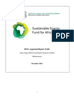 Multinational - Africa Super Esco Accelaration Program Asap - Project Appraisal Report