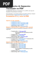 Formularios de Impuestos Nacionales en PDF