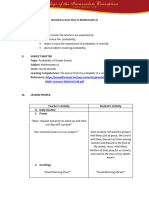 Detailed Lesson Plan in Mathematics 8 1