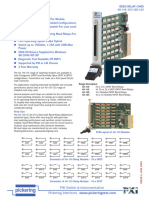 40-110/115/120/125 Reed Relay Card: PXI Switch & Instrumentation Pickering Interfaces