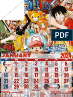 One Piece 2024 Calendar