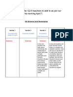 G2-5 Science Summary