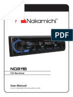 User Manual: CD Receiver