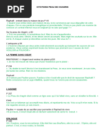 Citations Peau de Chagrin