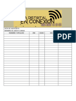 Lista de Insc Planilla de Salud y Autorizacion