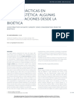 Buenas Practicas en Cirugia Estetica Algunas Consideraciones Desde La Bioetica