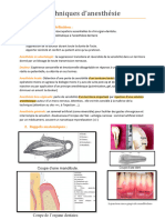 1-Techniques D'anesthésie