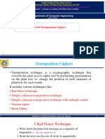 Lecture 3 - Transposition Ciphers