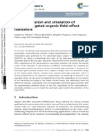 Characterization and Simulation of OEGT