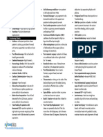 Nursing Cram Sheet - 5