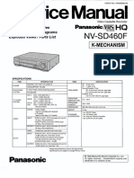 Panasonic Nv-sd460f SM