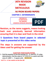 Board Questions - Determinants