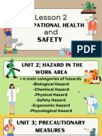 Occupational Health and Safety