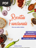 Livro Receitas Funcionais - para Sua Saíde e Beleza Oficial