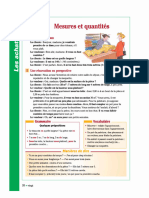 Mesures Et Quantités - Modifier Une Réservation