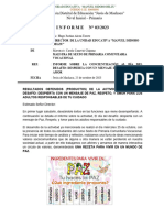 Informe Despierta Con Un Mensaje de Paz - Respeto y Amor - Prof. Carola Canaviri