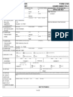 Candidate / Officeholder Form C/Oh Campaign Finance Report Cover Sheet PG 1