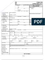 Candidate / Officeholder Form C/Oh Campaign Finance Report Cover Sheet PG 1