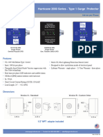 Hurricane 2000 Type 1 Spec Sheet 1