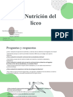 Nutricion Del Liceo