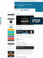 Create Table MySQL Como Criar Tabela No MySQL Workbench
