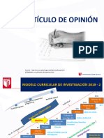 Artículo de Opinión