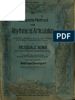 Complete Method For Rhythmical Articulation Bona