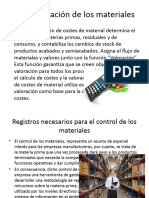 Contabilización de Los Materiales