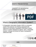 Geography Presentation: Basic Concept of Geographic Information System