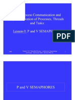 Inter-Process Communication and Synchronization of Processes, Threads and Tasks: Lesson-9: P and V SEMAPHORES