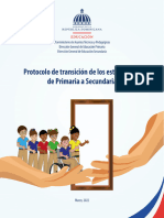 Protocolo de Transición de Primaria A Secundaria - 150923