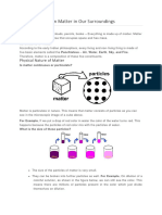 Revision Notes On Matter in Our Surroundings