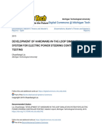 Development of Hardware-In-The-loop Simulation System For Electri