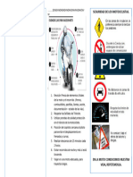 Folleto - Seguridad Vial. - Moto