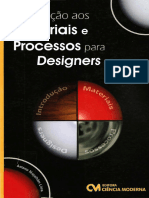 Introdução Ao Materiais e Processos para Designers - Antonio Magalhães Lima