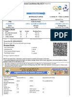 Janshatabdi Exp Chair Car (CC) : Electronic Cancellation Slip (ECS)